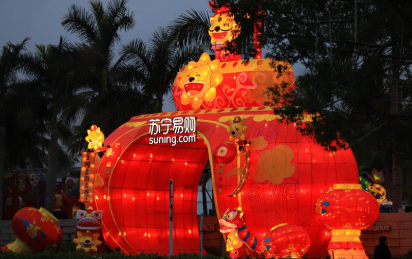 苏宁年货集市活动开启“苏福大巴”助力下沉